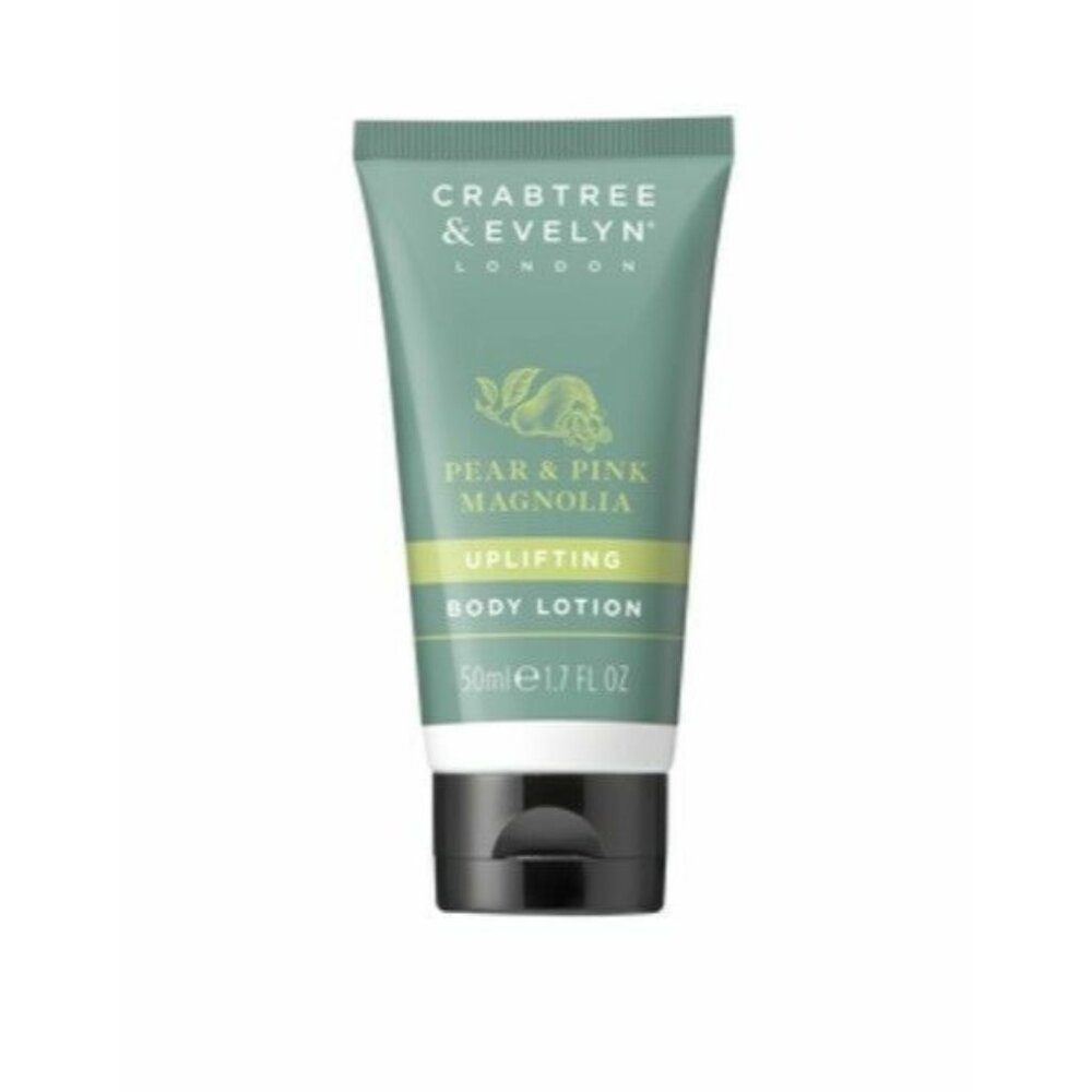 Crabtree & Evelyn Pear & Pink Magnolia Body Lotion Travel Size 1.7 oz,, 3 Pack